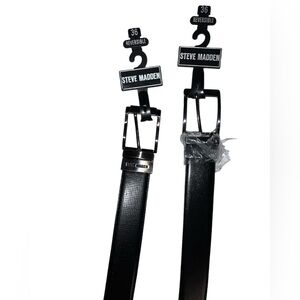 2 NEW Steve Madden Reversible Belts